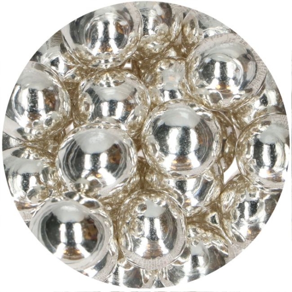 Choco Crispy Balls - Metallic Silver
